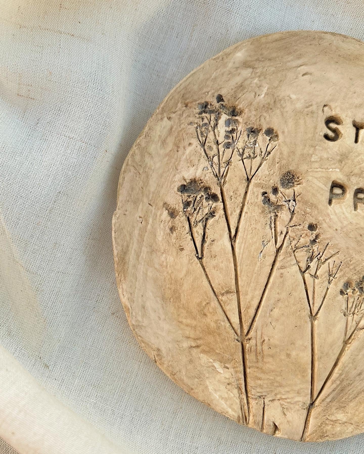 Affirmations Jewelry Plate