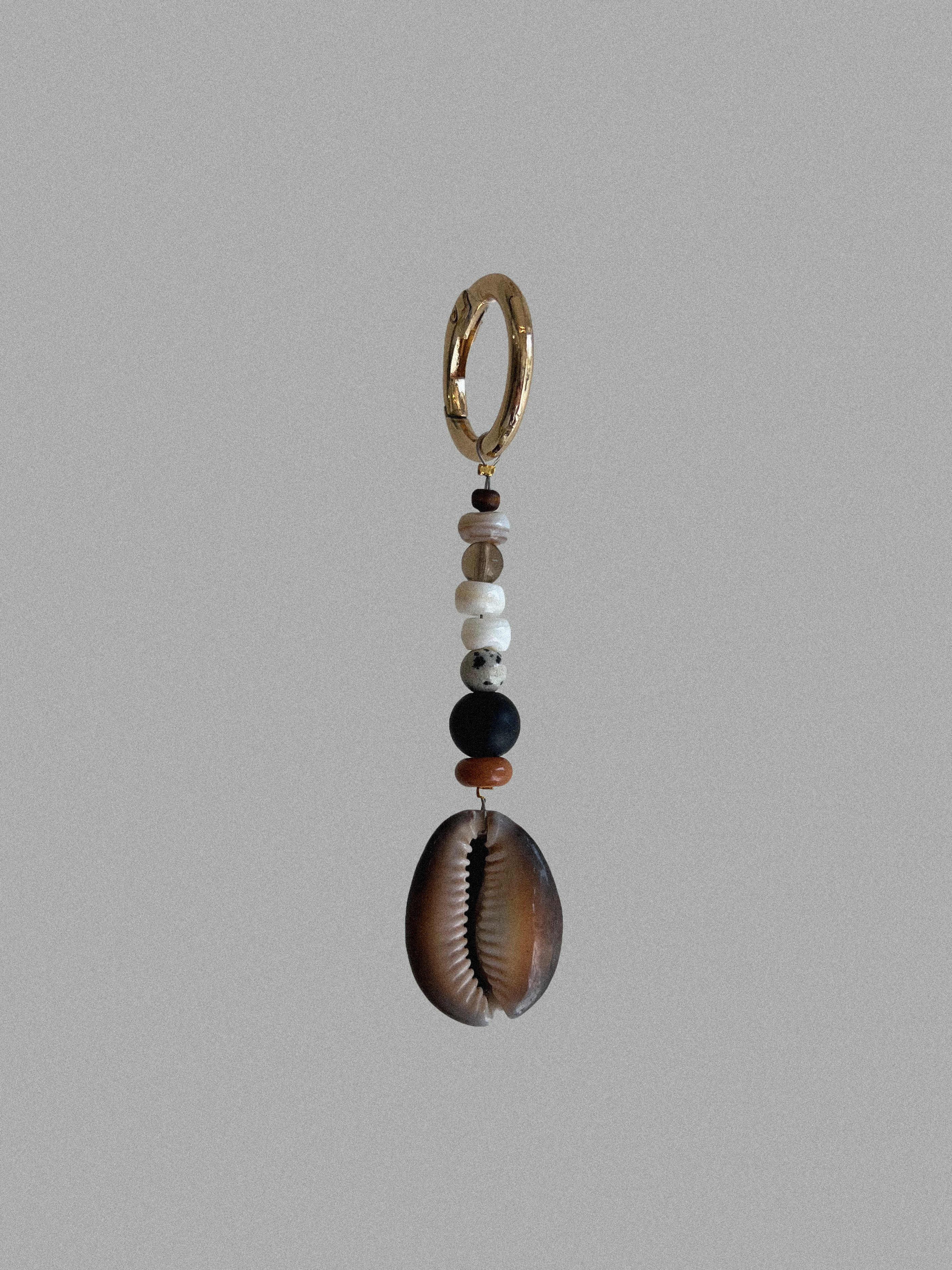 Seashell bag charm