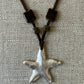 Star and Suede cord necklace