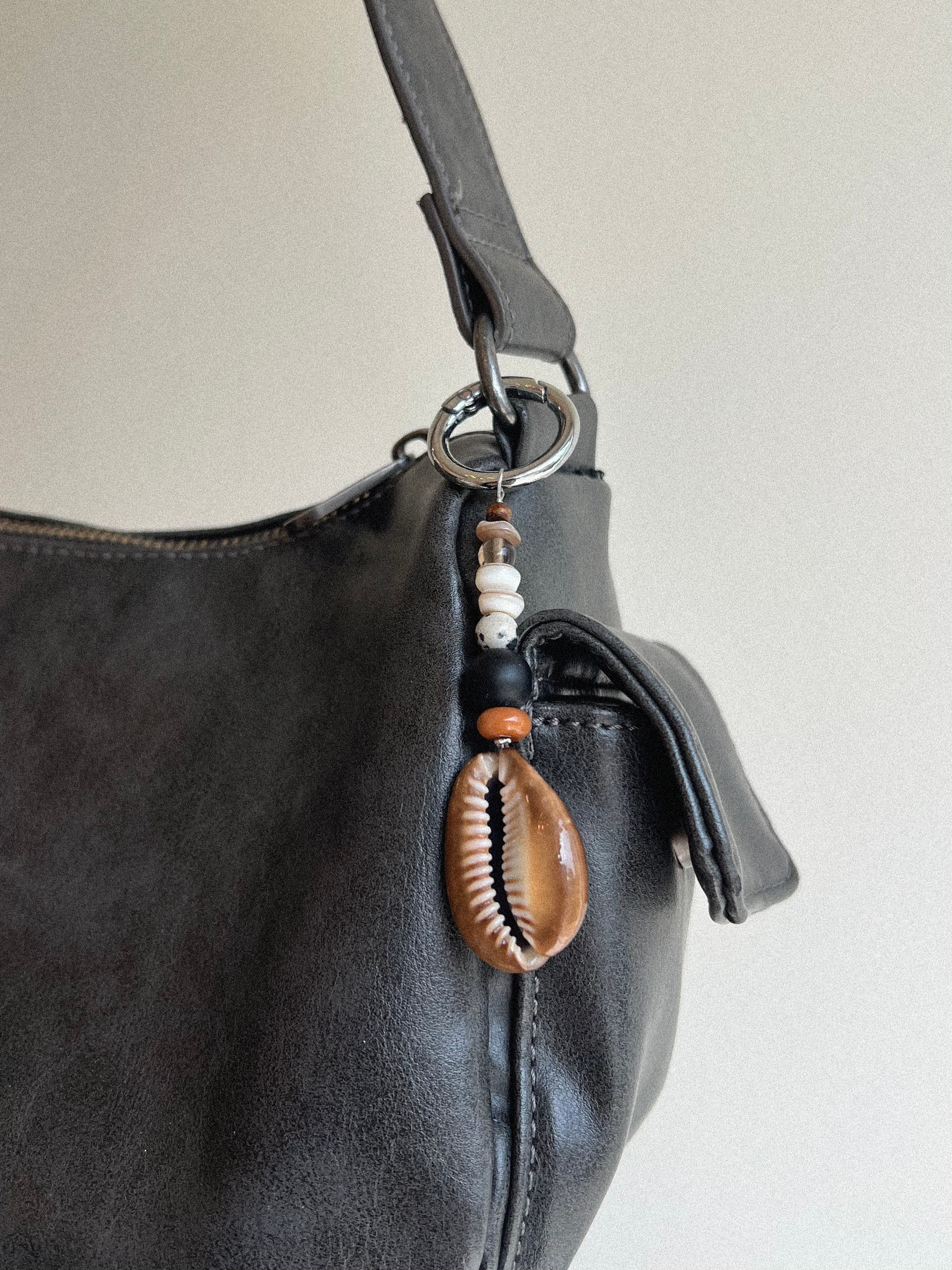 Seashell bag charm