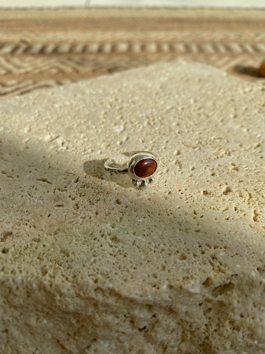 Brecciated jasper ring