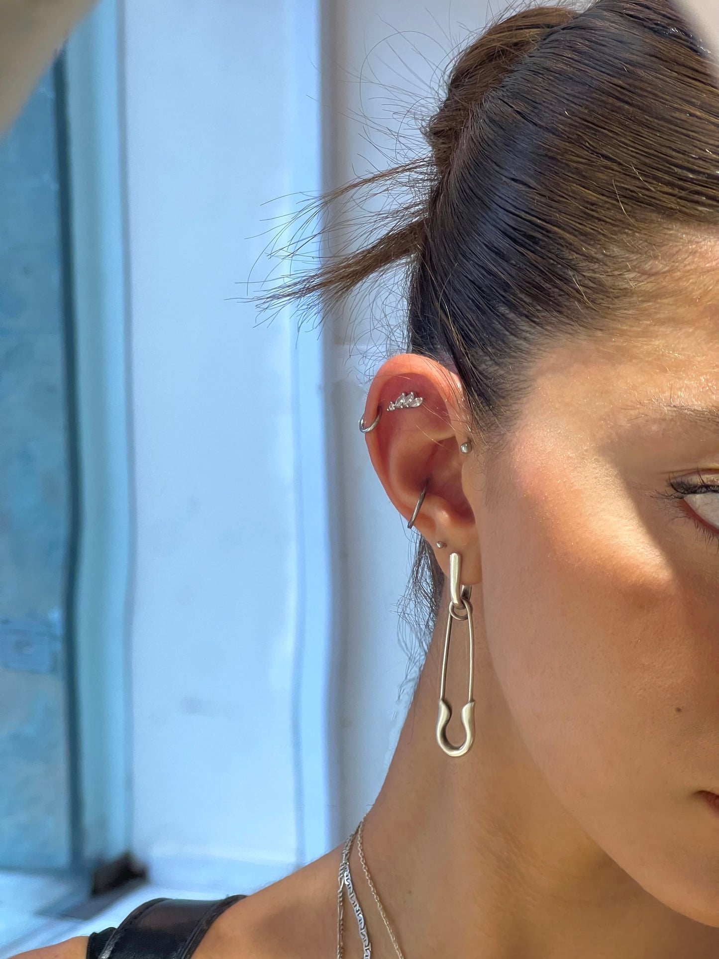 Surgical steel earrings