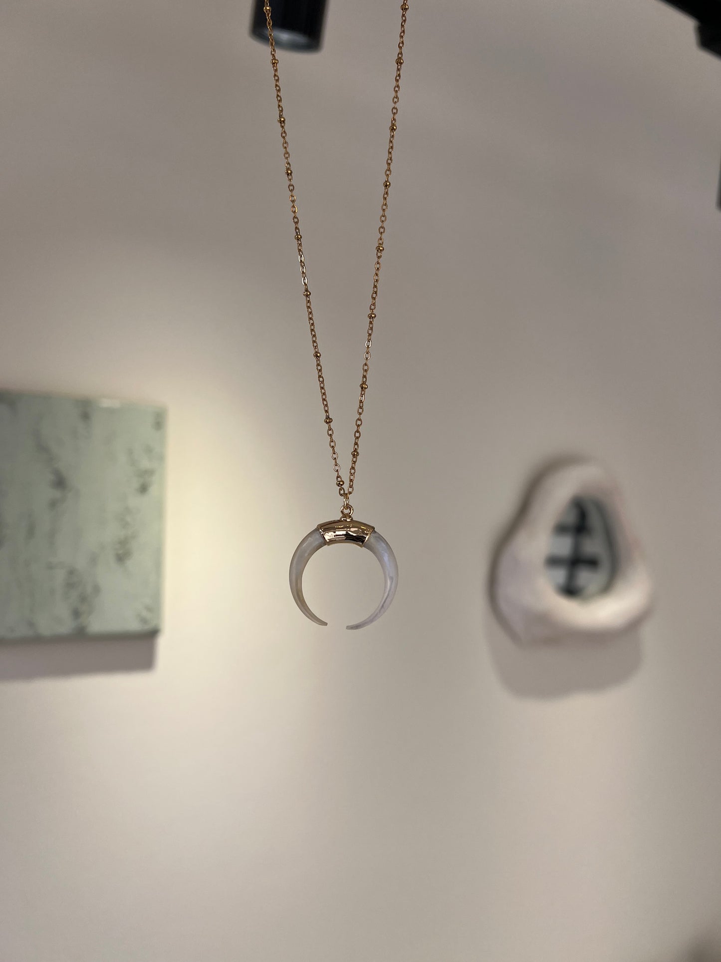 Seashell inverted crescent moon