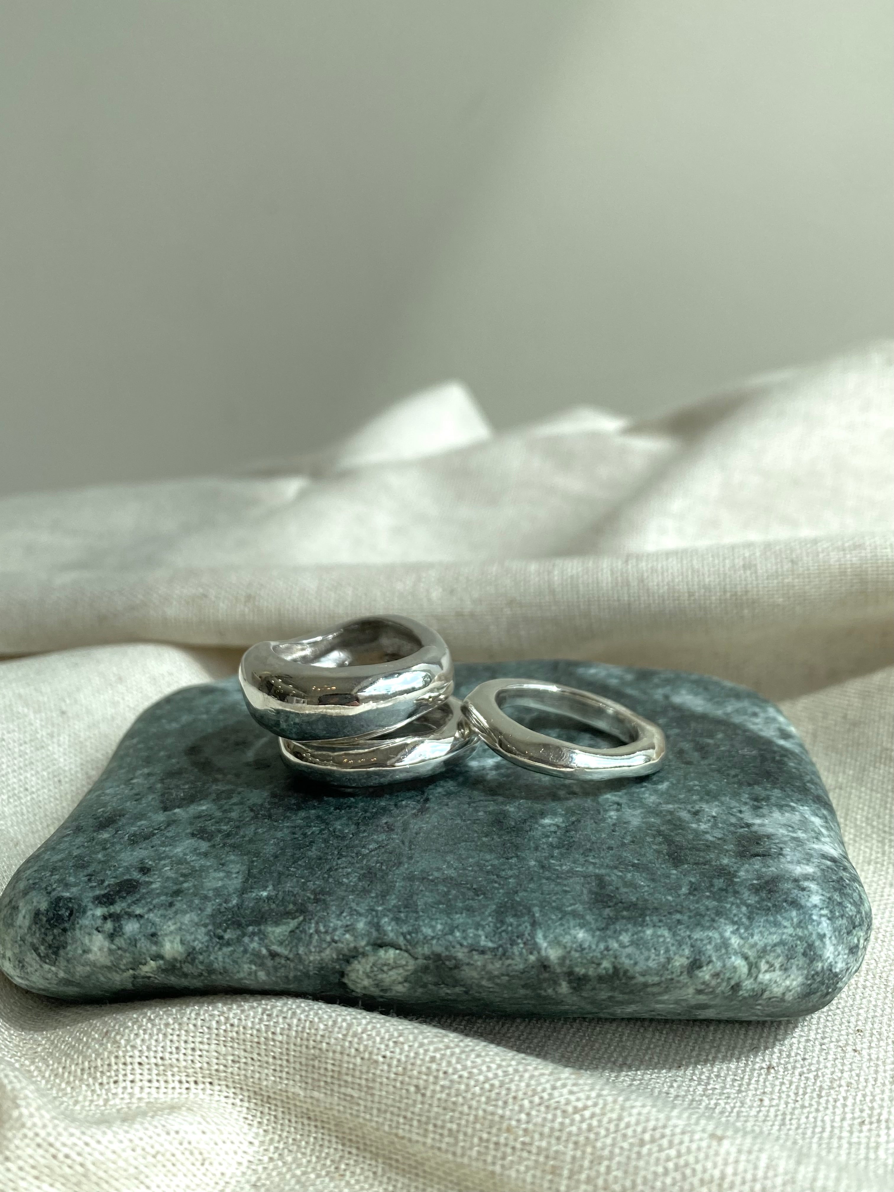 Bubble stacking rings