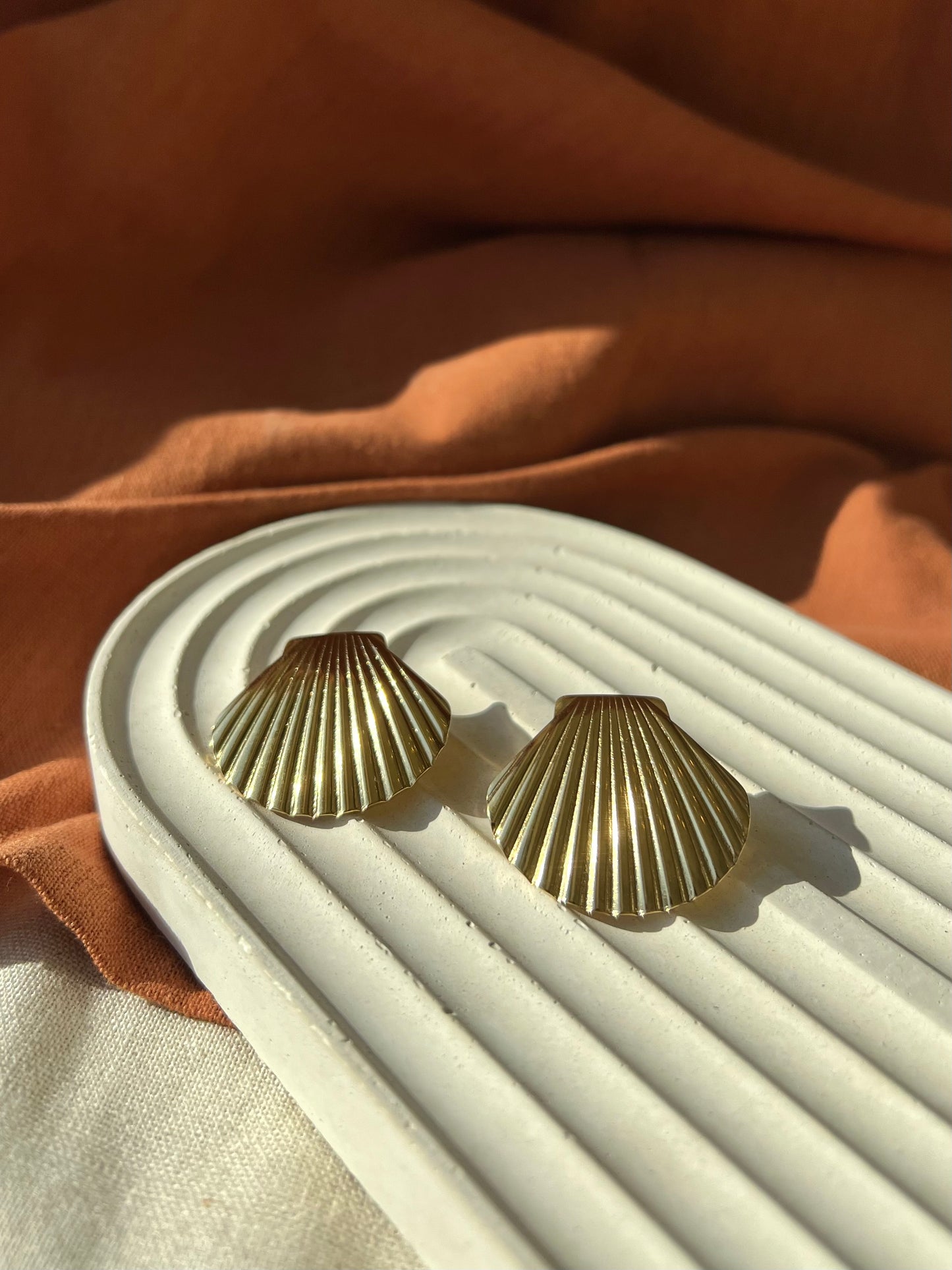 Seashell earrings