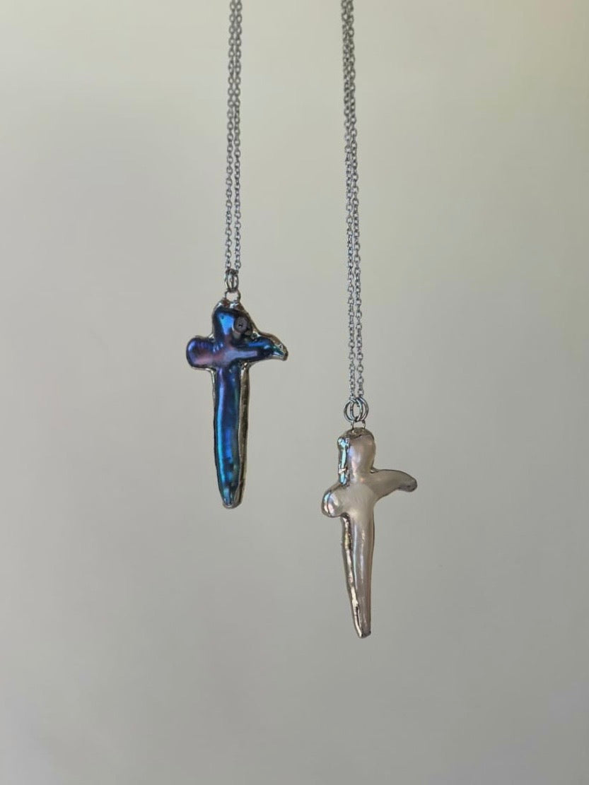 Baroque Cross Pearl