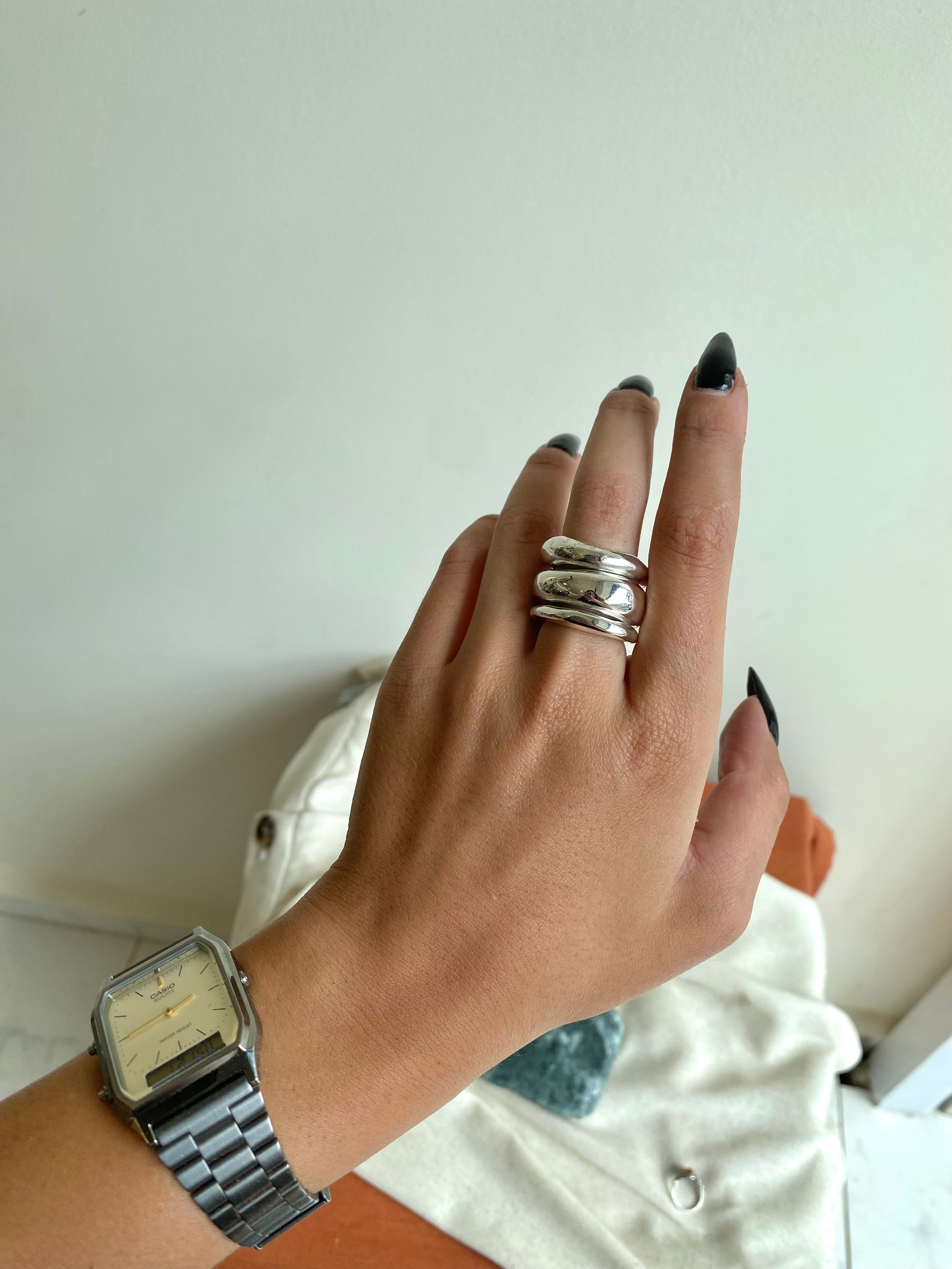 Bubble stacking rings
