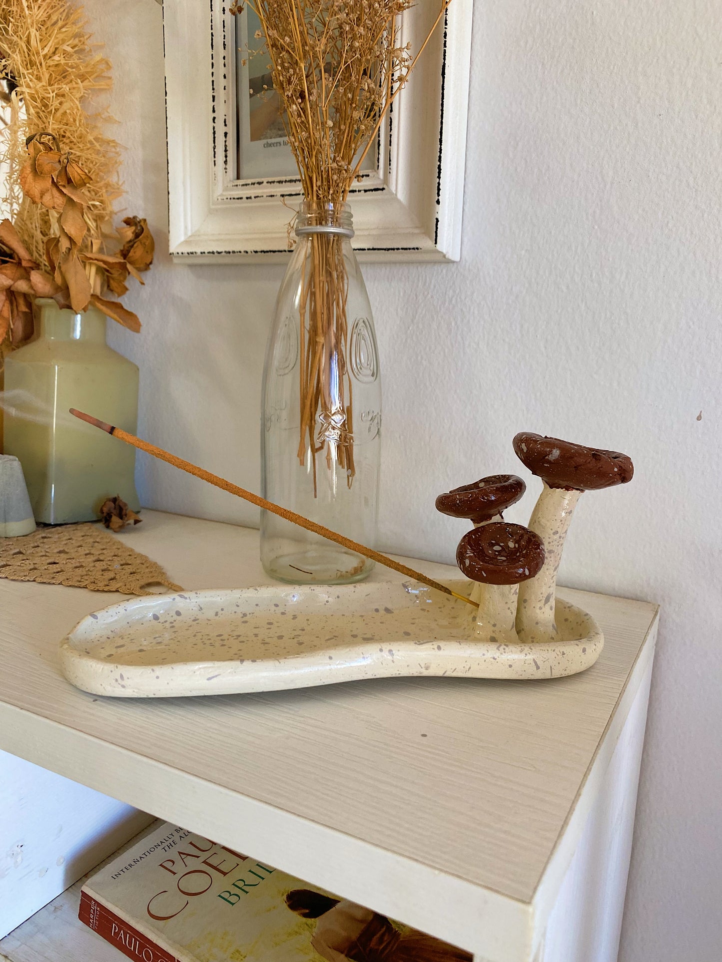 Mushroom Haven - Incense stick holder