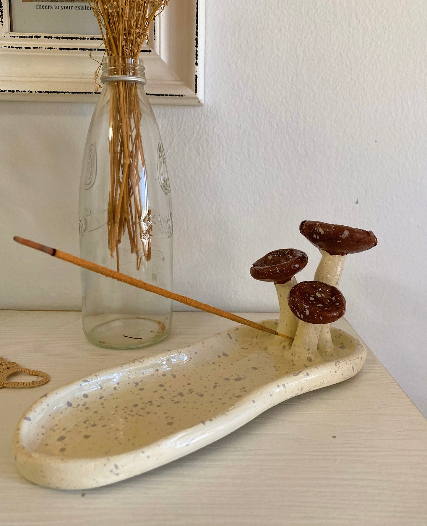 Mushroom Haven - Incense stick holder