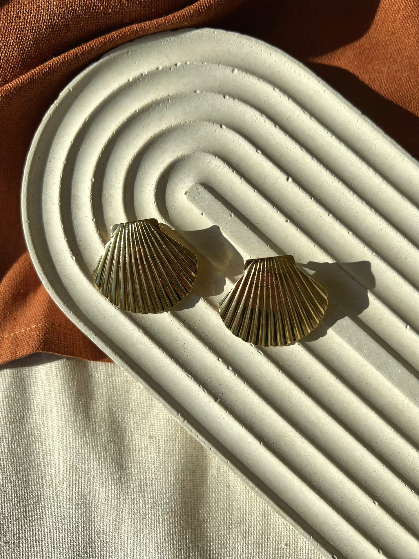 Seashell earrings