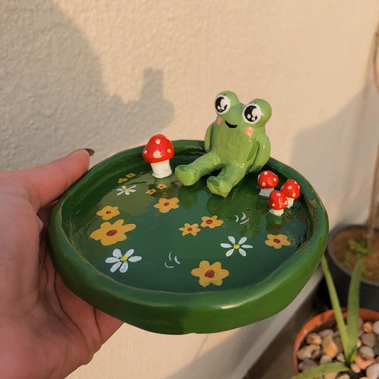 Frog Jewelry plate