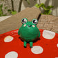 Frog on Mushroom
