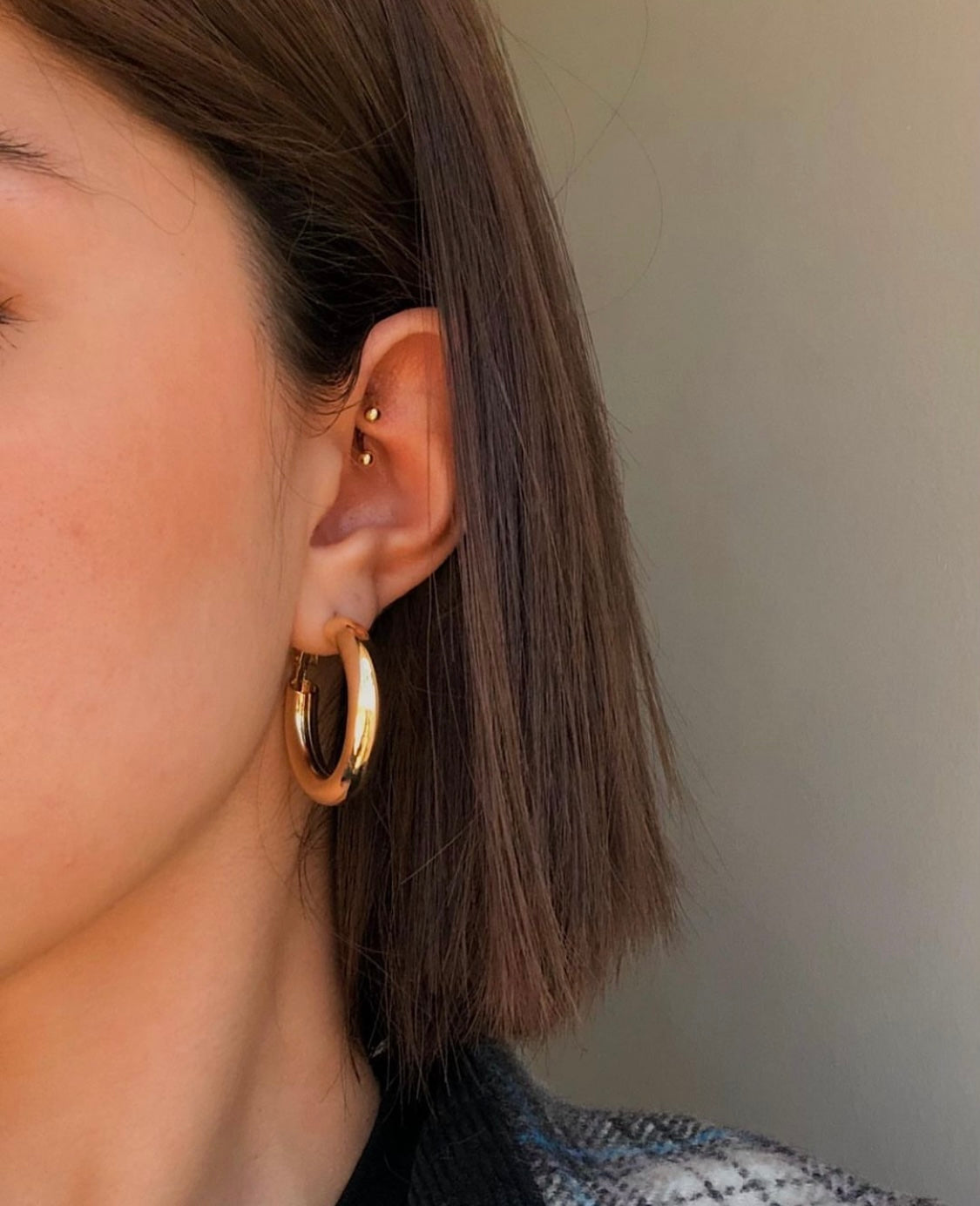 Small Chunky Hoops